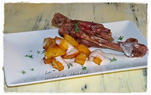 Pierna De Cabrito Guisada Al Vino
