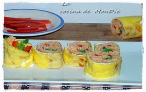 Rollo De Pollo A La Crema De Cacahuete
