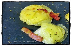 Patatas Con Nata Y Bacon
