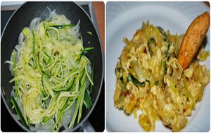 Revuelto De Cebolla Y Calabacin
