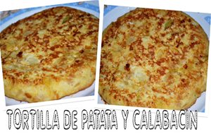 Tortilla De Patata Y Calabacin
