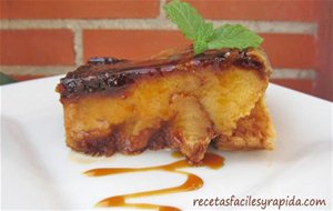 Flan De Pan Rústico - Budin O Pudín - Fácil - 15 Min. Máximo
