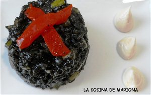 Arroz Negro Con Alioli