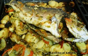 Dorada Salvaje Con Patatas Panadera