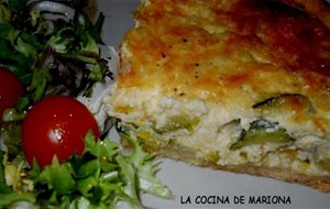 Tarta Brisa De Verduras Y Jamón