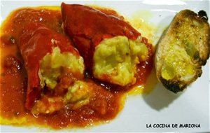 Pimientos Del Piquillo Rellenos De Tortilla Crudité