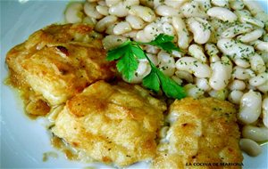 Bacalao A La Llauna Con Mongetes Del Ganxet