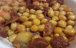 Garbanzos Con Chorizo Al Estilo Ropa Vieja
