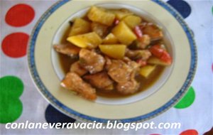 Patatas Guisadas Con Pollo
