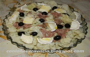 Coliflor Templada Con Queso De Cabra Y Camembert
