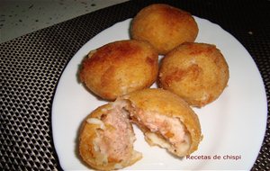 Bolas De Pollo Con Besamel
