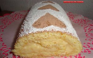 Brazo De Gitano Con Crema Pastelera
