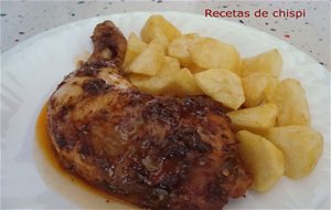 Pollo Adobado Con Patatas
