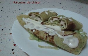 Creps Rellenos De Pollo
