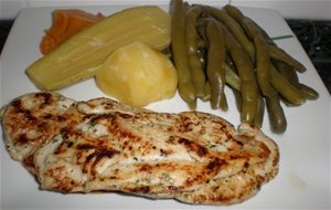 Filetes De Pollo Con Verdura Hervida
	  	
	