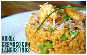 Arroz Cremoso Con langostinos