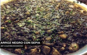 Arroz Negro Con sepia