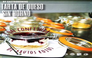 Tarta De Queso Sin Horno Con Confitura De Frutos rojos