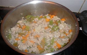 Espaguettis Con Carne Y Verduras