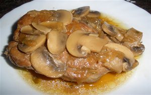 Solomillo De Cerdo Con Champiñones