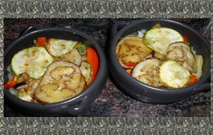 Milhojas De Verduras Con Queso De Cabra