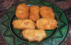 Croquetas De Alcachofas Con Jamon