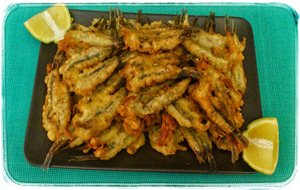 Fritada De Boquerones En Tempura
