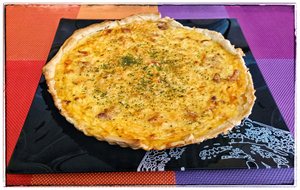 Quiche De Jamón Y Bacón
