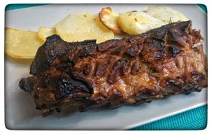 Costillar Asado Con Patatas 
