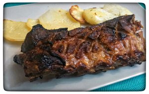 Costillar Asado Con Patatas 
