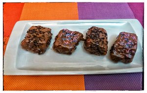 Algo Dulce , Leche Frita Con Chocolate
