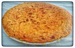 Tortilla De Picadillo Y Pimiento Asado
