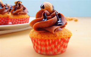 Mini Cupcakes De Avellana Y Nutella

