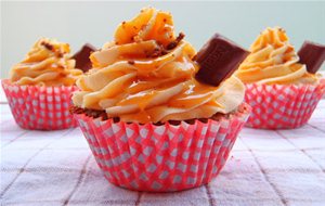 Cupcakes De Chocolate Y Dulce De Leche
