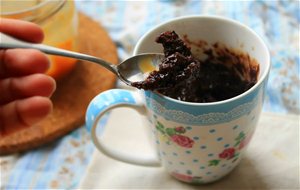 Mug Cake De Chocolate Y Caramelo Salado
