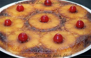 Tarta De Piña Fácil
