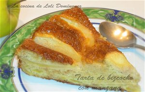 Tarta De Bizcocho Con Manzana

