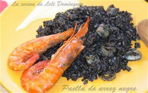 Paella De Arroz Negro
