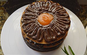 Tarta De Chocolate Y Mermelada De Calabaza
