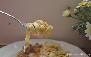 Tallarines Caseros A La Boloñesa
