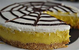 Tarta Mousse De Calabaza Y Queso En Navidad
