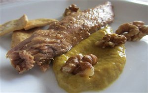 Melva Con Mostaza Al Curry Y Nueces
