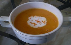 Sopa De Naranja Y Zanahoria 
