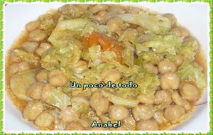 Garbanzos Con Repollo
