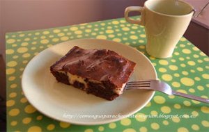 Brownie De Chocolate Y Queso
