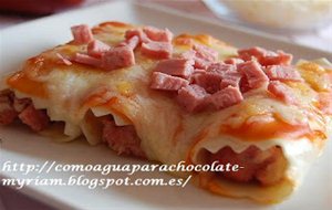 Canelones De Mortadela
