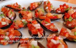 Mejillones Con Picadillo
