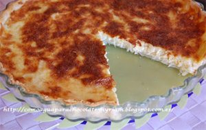 Quiche De Puerros Y Dos Quesos.
