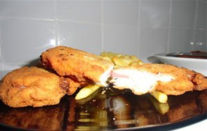 Pechugas De Pollo Rellenas De Jamón Y Queso
