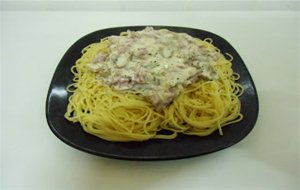 Espaguetis Carbonara
